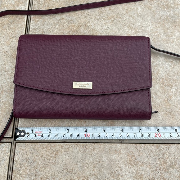 Kate Spade Laurel Way Winni Mini Deep Plum Leather - Picture 11 of 16